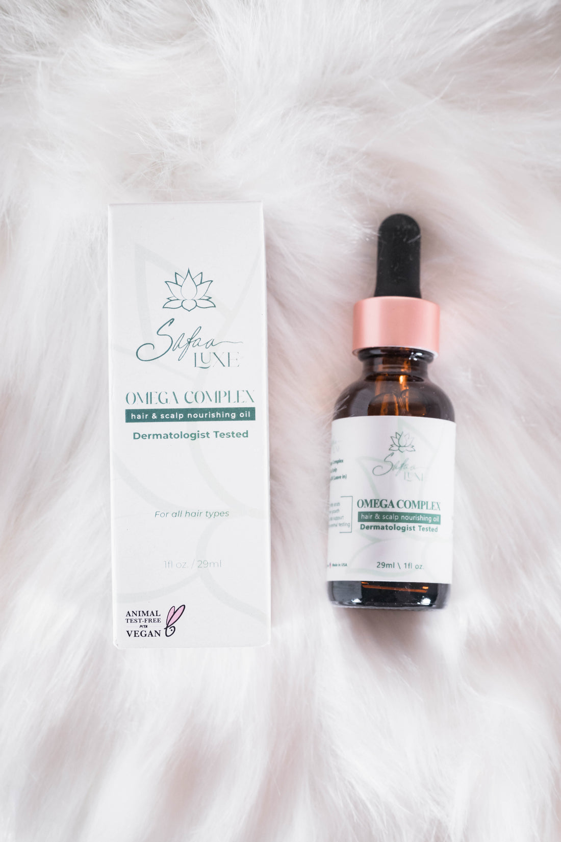 Safaa Luxe 2 in 1 Omega Complex Hair and Scalp Nourishing Oil