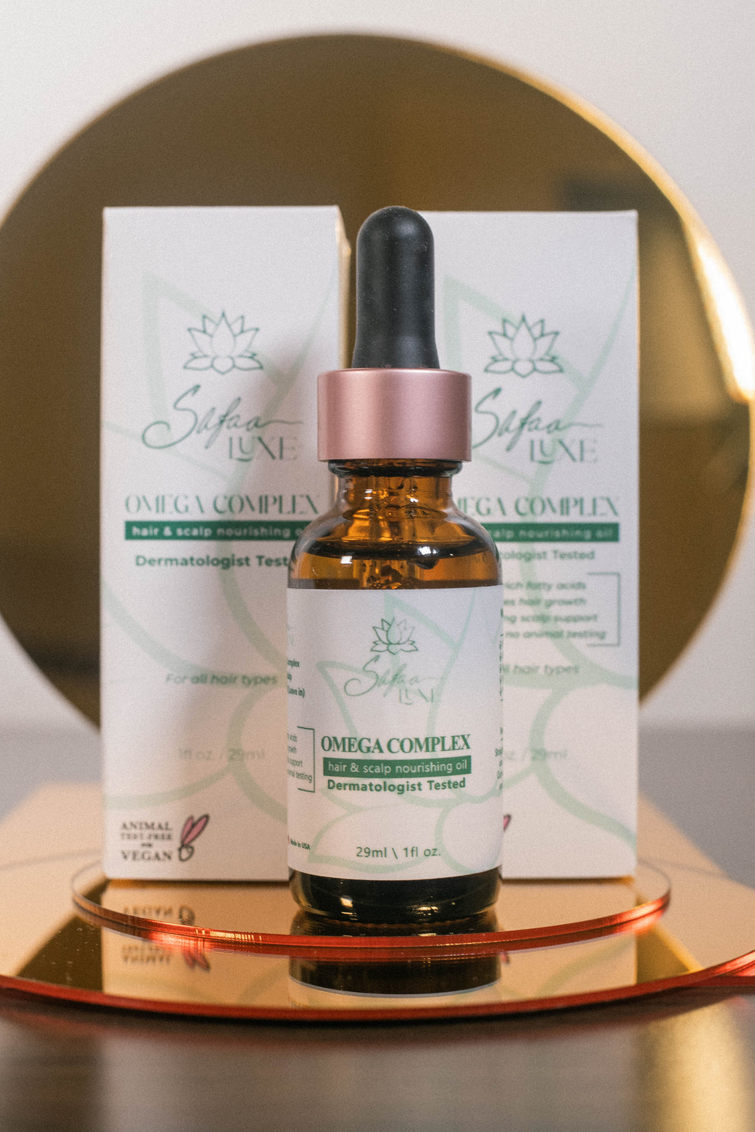 Safaa Luxe 2 in 1 Omega Complex Hair and Scalp Nourishing Oil